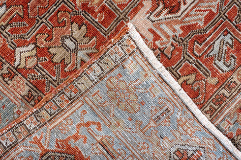Antique Heriz Area Rug (8' x 11')